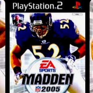 9. MADDEN NFL 2005 Sony PlayStation 2 PS2 EA Sports